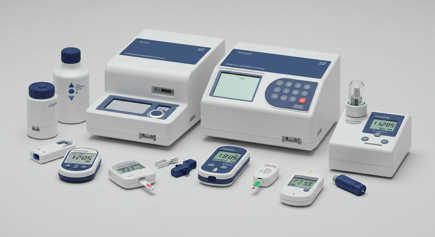 A set of medical diagnostic devices with screens and controls.